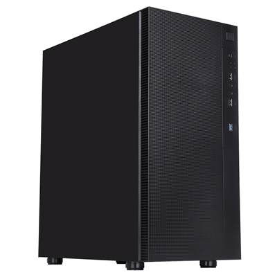 CIT Silent ES Black Mid-Tower Low Noise Computer Case with 2 x 120mm PWM Cooling Fans Included Sound Dampening Material - Image 2