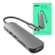 Prevo C605A 6-In-1 USB-C 4K Media and Data Transfer Hub Docking Station with 60W Passthrough, USB-C, HDMI, SD, USB-A for PC, Laptop, Tablet - Windows and Mac iOS Compatible - Image 3