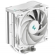 DeepCool AK400 WH Fan CPU Cooler, Universal Socket, High Performance 120mm Silent Hydro Bearing PWM White Fan, 1850RPM, 4 Heat Pipes, Unique Matrix Fin Design, White Version, Intel LGA 1700 Bracket Included - Image 3