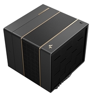 DeepCool ASSASSIN VC ELITE Black Dual-Tower CPU Cooler  Vapor Chamber Base, 7 Heatpipes, 300W TDP, Quiet Dual Fans (140mm + 120mm), Dual Performance/Quiet Modes, Universal Socket Support