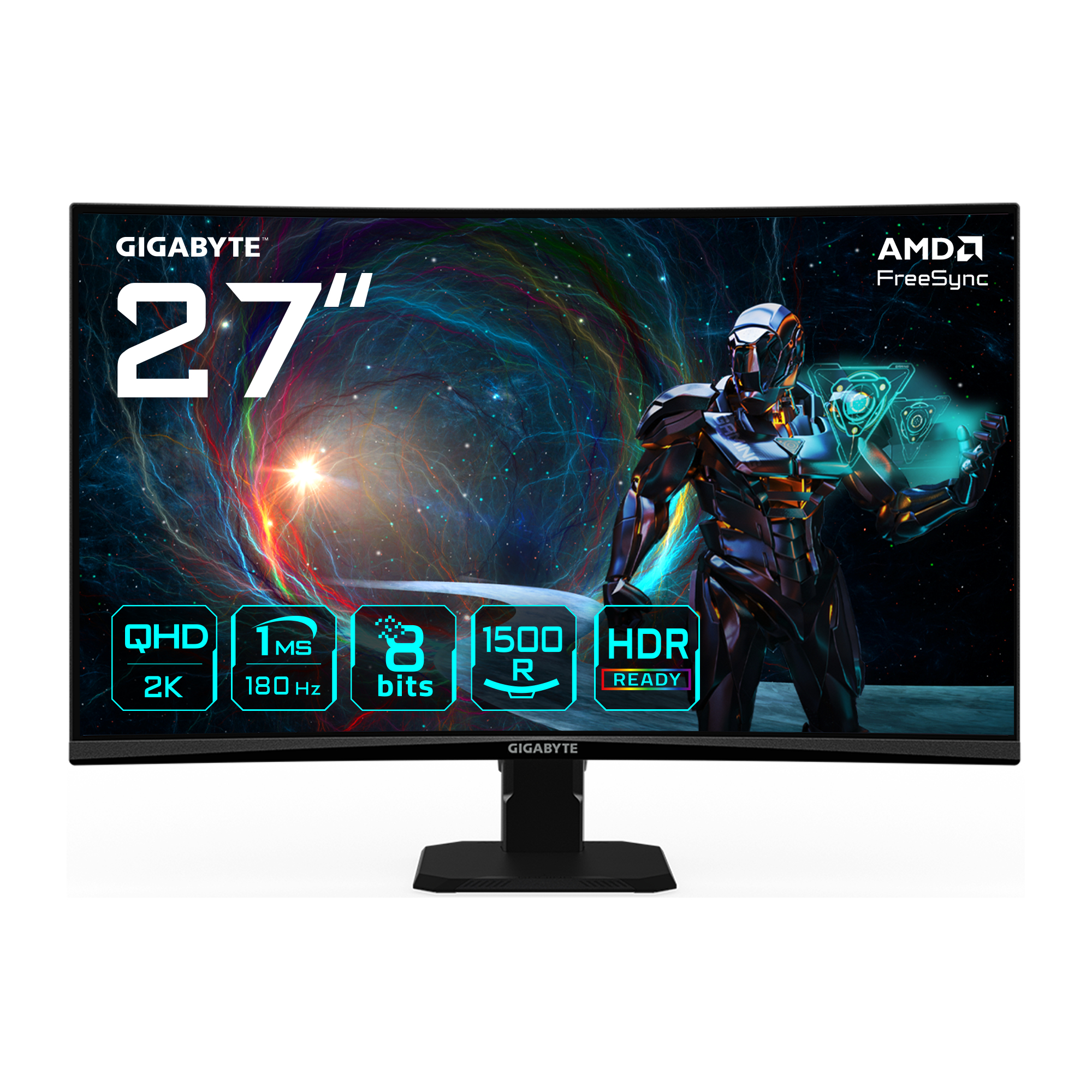 GIGABYTE 27 VA MONITOR CURVED GS27QCA