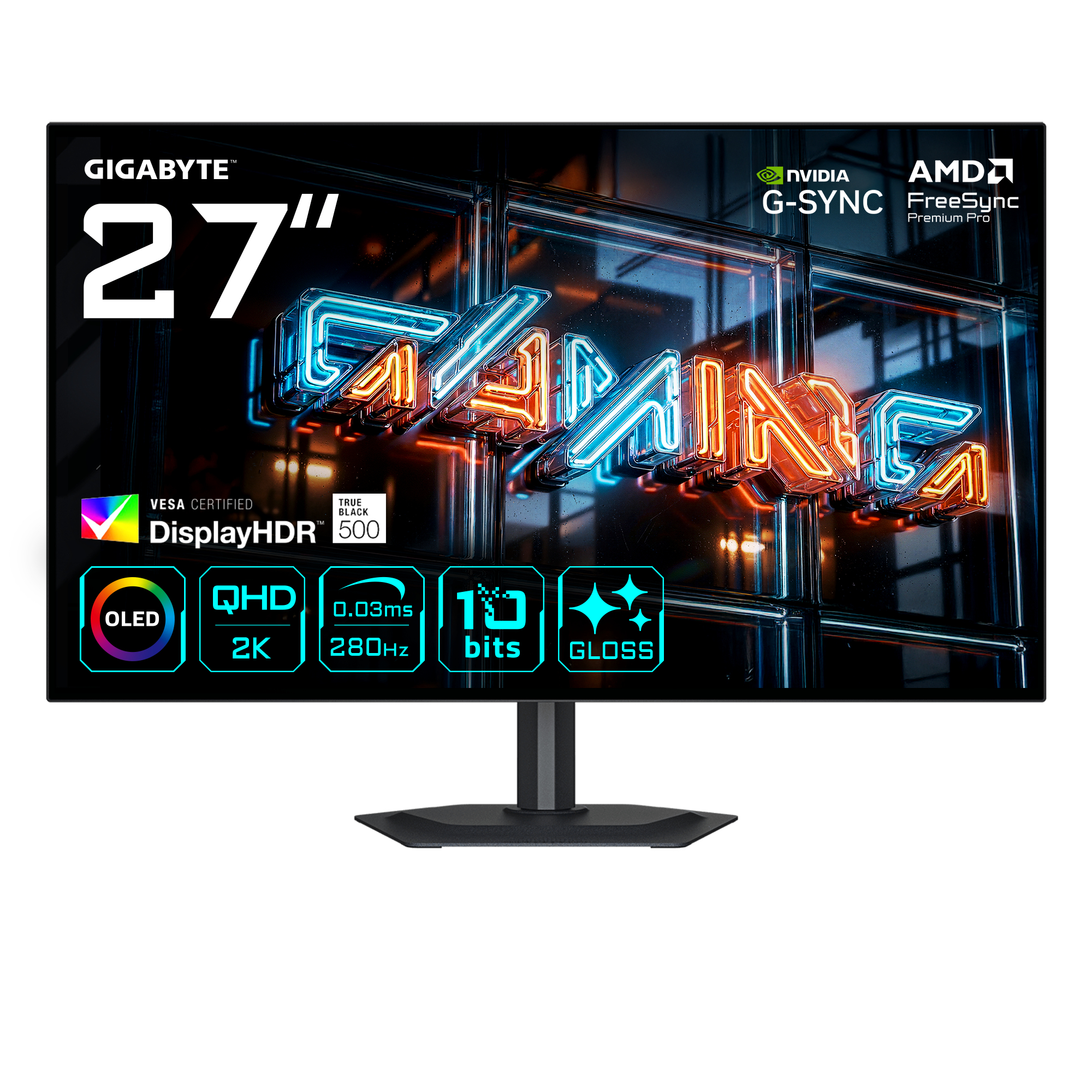 GIGABYTE 27 WOLED MONITOR SPK MO27Q28GR