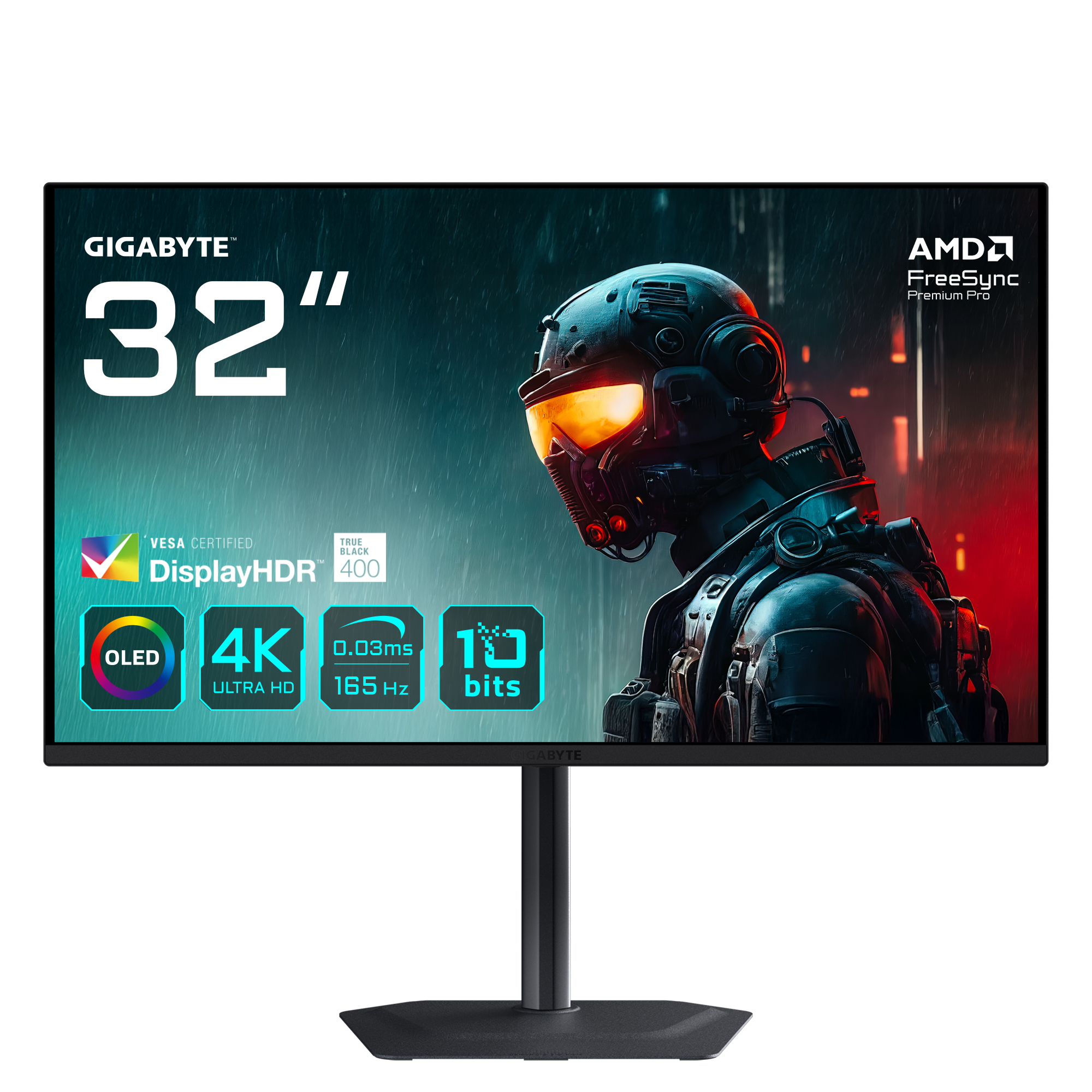 GIGABYTE 31.5 OLED SPK MO32U 4K