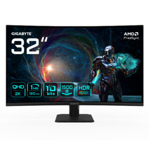 GIGABYTE 31.5 VA MONITOR CURVED GS32QCA