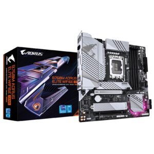 Gigabyte B760M AORUS ELITE WIFI6E GEN5 Intel 1700 Socket Mot