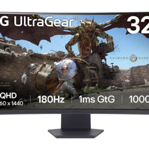 LG 31.5 VA MONITOR CURVED 32GS60QC-B