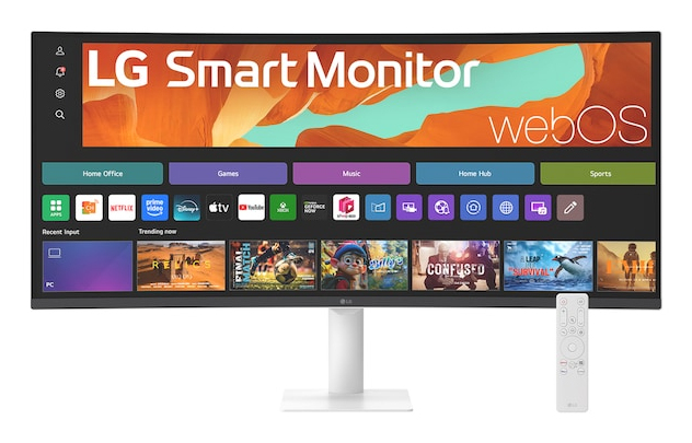 LG 34 VA MON CUR SPK SMART 34U601SA-W