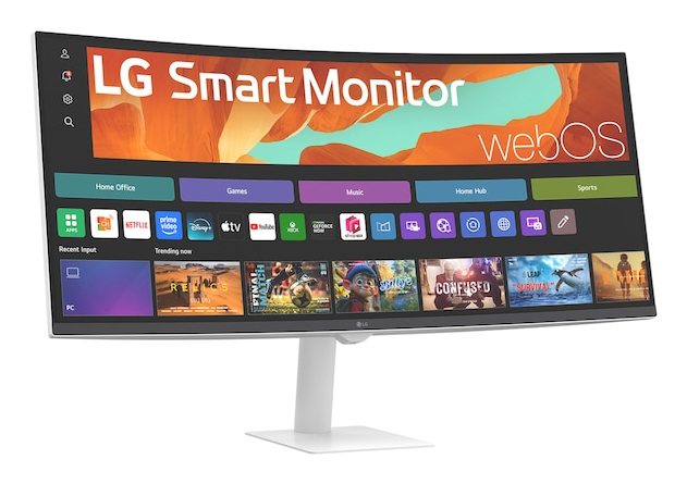 LG 34 VA MON CUR SPK SMART 34U601SA-W - Image 4