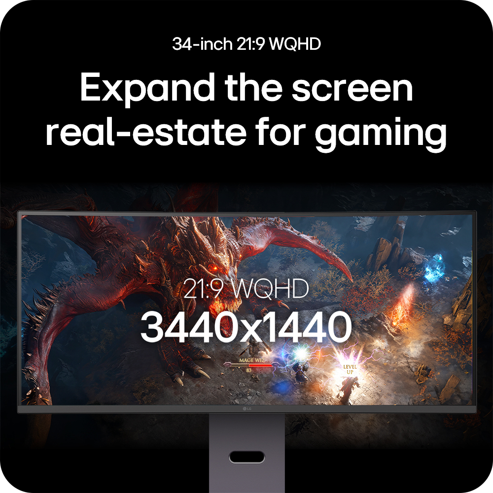 LG 34 VA MONITOR SPK CUR 34G600A-B - Image 3