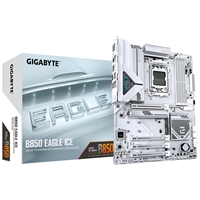 Gigabyte B850 EAGLE ICE AMD AM5 Socket Motherboard, ATX, 4x DDR5 Slots, 3x M.2 Sockets, Fitted I/O Shield, 2.5GbE LAN, 1x DisplayPort / 1x HDMI Port