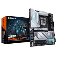 Gigabyte Z890 GAMING X WIFI7 Intel 1851 Socket Motherboard, ATX, 4x DDR5 Slots, 4x M.2 Sockets, Fitted I/O Shield, 2.5GbE LAN, Wi-Fi 7, 1x DisplayPort / 1x HDMI Port / 1x USB-C (USB4)