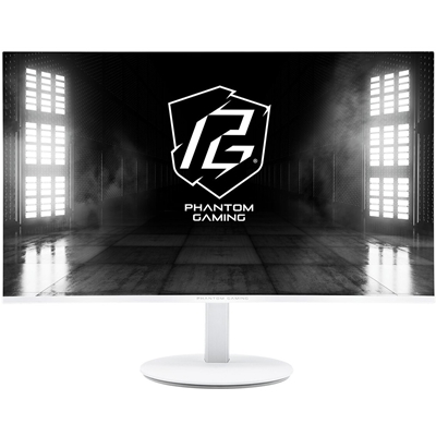 ASRock Phantom Gaming PG27FFS2E-W 27 Inch FHD (1920 x 1080) Flat IPS Gaming Monitor, 240Hz, 1ms (MPRT) Response Time, 2 x HDMI 2.1; 1 x DisplayPort 1.2, 2 x 2W Speakers, Tilt, Swivel, Height, Pivot Adjustment - White - Image 2