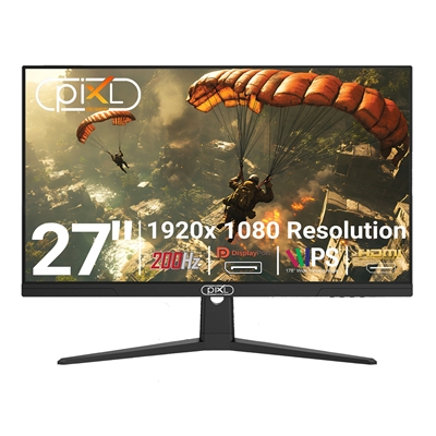 piXL X-Series GS27IDPHA 27 Inch Full HD IPS Gaming Monitor with 200Hz Refresh Rate, 1920 x 1080 Resolution, 0.5ms Response Time, HDMI 2.0 & DisplayPort 1.4 - Image 2