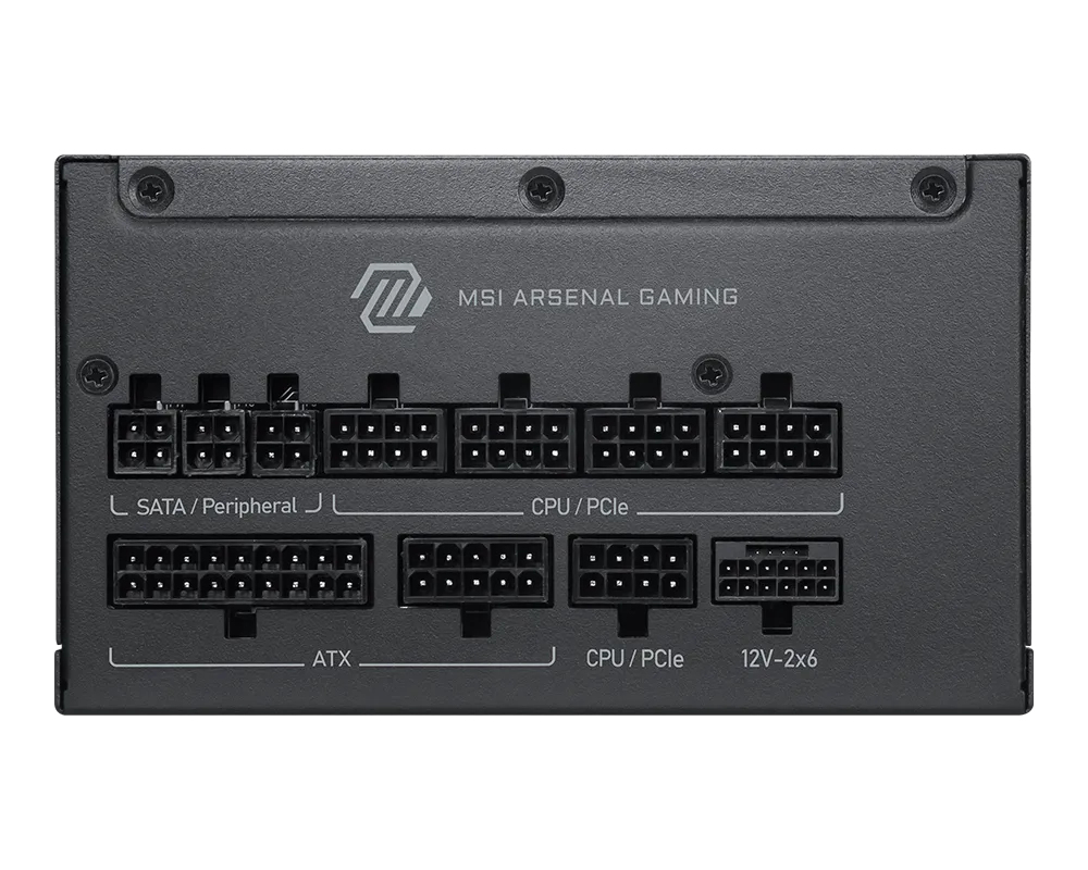 MSI 1000W PLATINUM FM MAG A1000PLS PCIE5 - Image 2