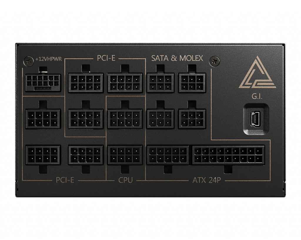 MSI 1300W PLATINUM F/M MEG AI1300P PCIE5 - Image 2