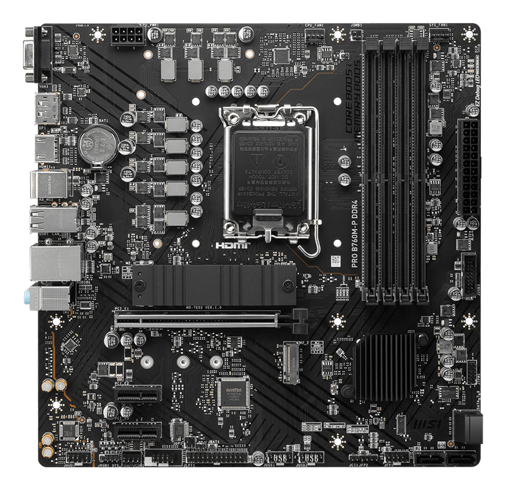 MSI 1700 PRO B760M-P DDR4 M-ATX - Image 2