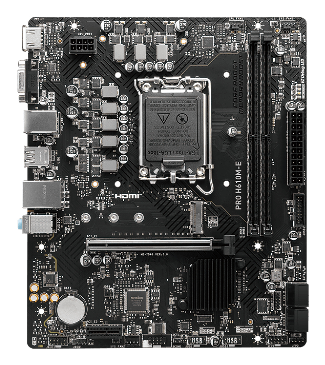 MSI 1700 PRO H610M-E M-ATX - Image 2