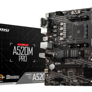 MSI AM4 A520M PRO M-ATX
