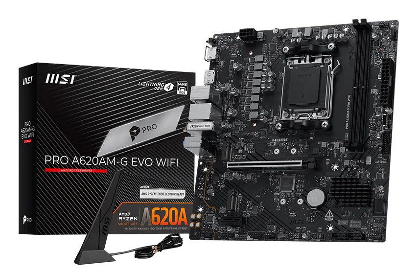 MSI AM4 PRO A620AM-G EVO WIFI M-ATX
