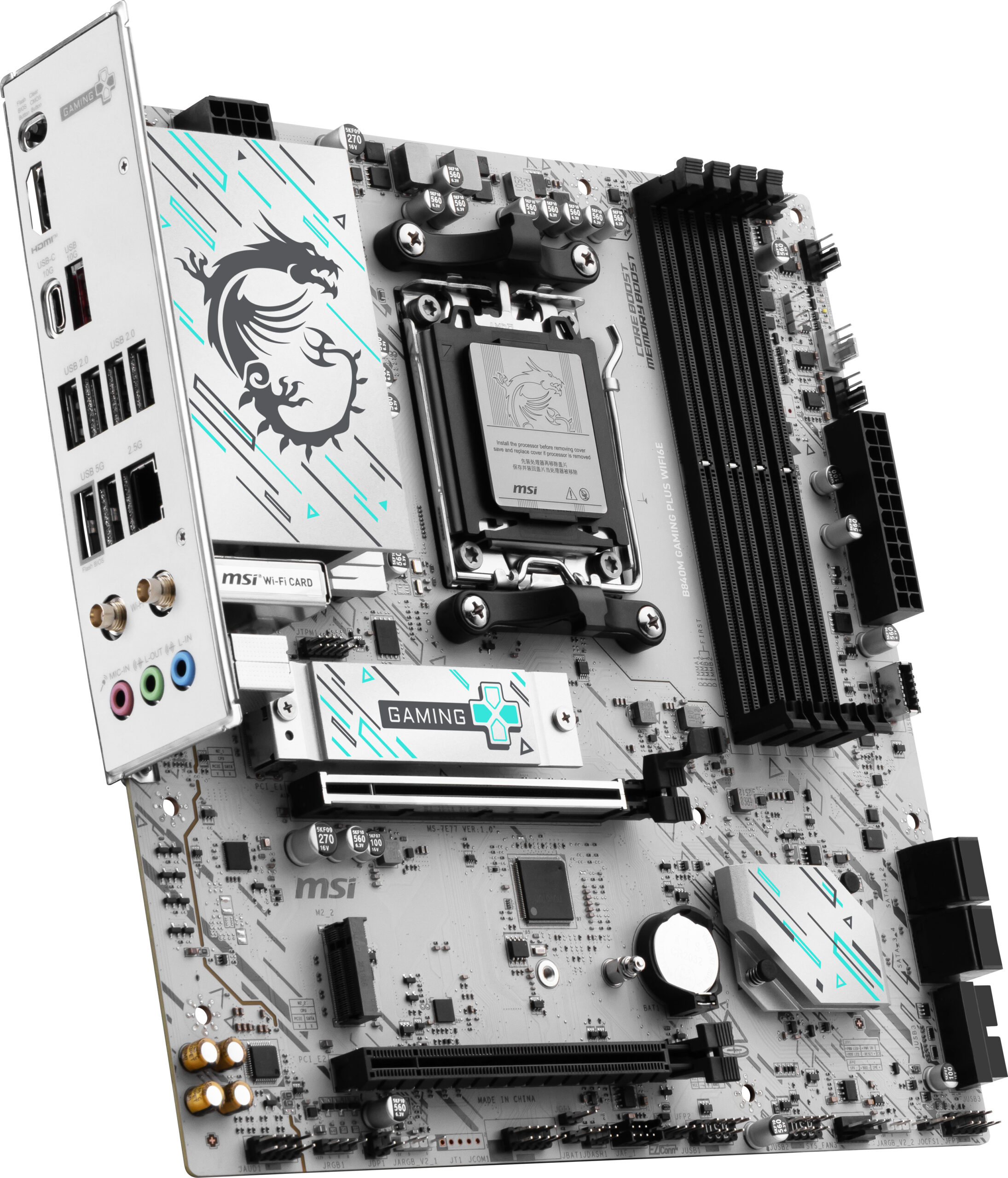 MSI AM5 B840M GAMING PLUS WIFI6E M-ATX - Image 4