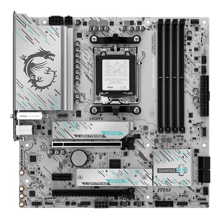 MSI AM5 B850M GAMING PLUS WIFI M-ATX - Image 2