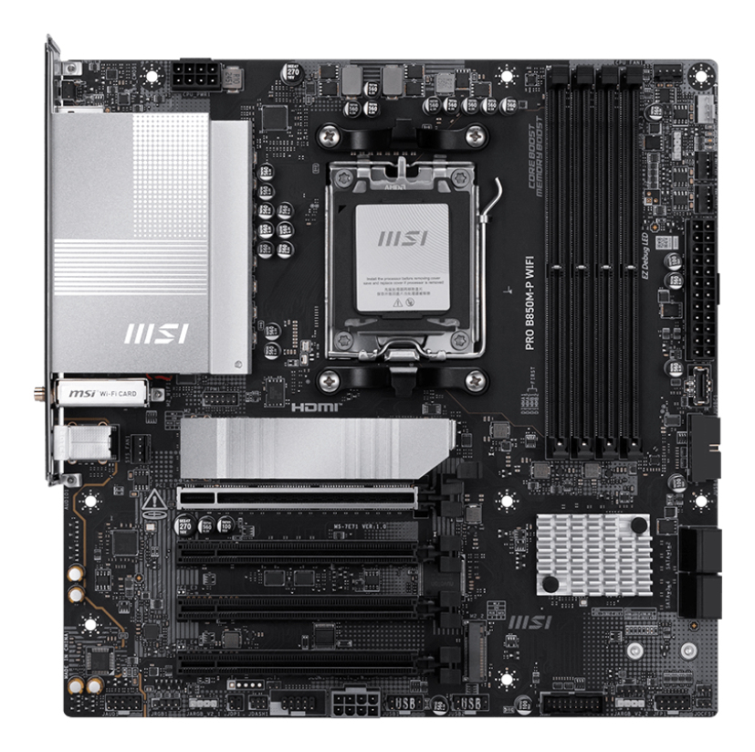 MSI AM5 PRO B850M-P WIFI M-ATX - Image 2