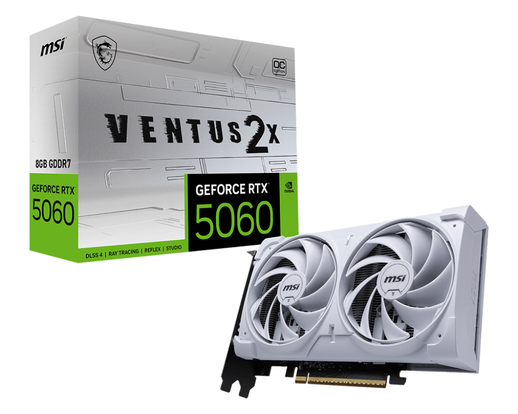 MSI RTX 5060 8GB VENTUS 2X OC WHITE