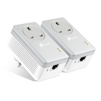 TP-Link TL-PA4010P KIT 600M Powerline AC Pass-through Twin Pack