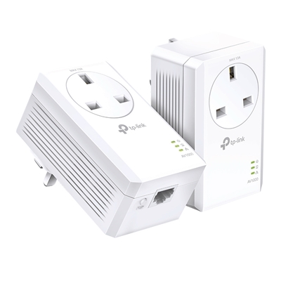 TP-Link TL-PA7017P KIT AV1000 Gigabit Passthrough Powerline Starter Kit - Image 2