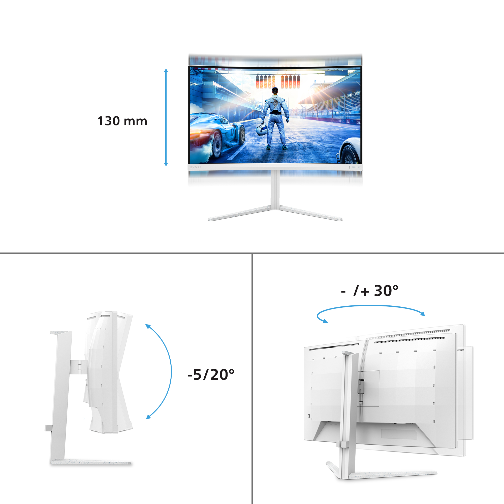 PHILIPS 27 VA MON CURVED 27M2C5501/00 - Image 3