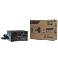 Seasonic CORE BC 750W 80 PLUS Bronze ATX 3.1 PCIe 5.1 Fixed-Cable PSU with 12V-2x6, 120mm HDB Fan & 5 Year Warranty, Black