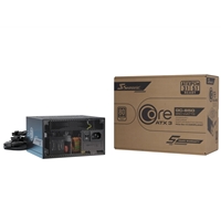 Seasonic CORE GC-850 850W 80 PLUS Gold ATX 3.1 Non-Modular PSU with 120mm HDB Fan, Braided Cables & 5 Year Warranty, Black