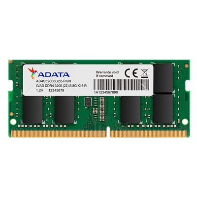 Adata Premier AD4S32008G22-SGN 8GB (1x 8GB) SODIMM System Memory, 3200MHz, DDR4, CL22 - Image 2