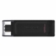 Kingston DT70/128GB DataTraveler 128GB USB Flash Drive, USB 3.2, USB-C, Gen1, 80MB/s, Cap Design, Black, Retail. - Image 3