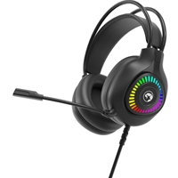 Marvo H8325 Akari 40 USB 2.0 Wired Gaming RGB Headset (Black)