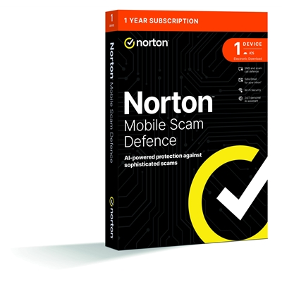 Norton Mobile Scam Defence 1 Device 1-year Subscription,Includes AI-Powered Scam Protection Across Email, Texts, Calls and Web, iOS and Android Retail Boxed - Image 2