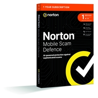 Norton Mobile Scam Defence 1 Device 1-year Subscription,Includes AI-Powered Scam Protection Across Email, Texts, Calls and Web, iOS and Android Retail Boxed