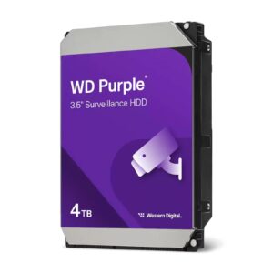 WD Purple WD44PURZ 4TB 3.5" 5400RPM 128MB Cache SATA III Sur