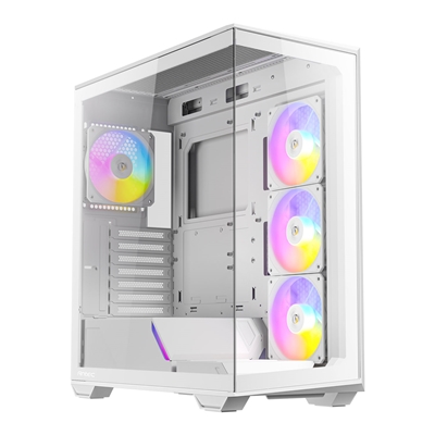 ANTEC Constellation C3 White ARGB Case, 270 Full-View Tempered Glass, Dual Chamber, Tool-Free Design, 4 x ARGB PWM Fans With Built-In Fan Controller, ATX, Micro-ATX, ITX - Image 2