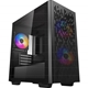 DeepCool MATREXX 40 3FS Case, Gaming, Black, Micro Tower, 1 x USB 3.0 / 1 x USB 2.0, Tempered Glass Side Window Panel, Mesh Front Panel for Optimized Airflow, Tri-Colour LED Fans, Micro ATX, Mini-ITX - Image 3