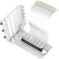 Antec RTX50 PCIe 5.0 Riser Cable with 90-Degree Bracket Mount, White, for Vertical Graphics Card Mounting