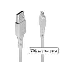 Lindy 31327 2m USB-A (M) 2.0 To Lightning (M) MFi Certified 480Mbps Cable - White