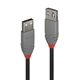 Lindy 36701 0.5m USB-A (M) 2.0 To USB-A (F) 2.0 Anthra Line 480Mbps Extension Cable - Black - Image 3