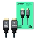 Prevo HDMI-2.1-2M HDMI Cable, HDMI 2.1 (M) to HDMI 2.1 (M), 2m, Black & Grey, Supports Displays up to 8K@60Hz, 99.9% Oxygen-Free Copper with Gold-Plated Connectors, Superior Design & Performance, Retail Box Packaging - Image 3