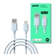 Prevo USB-LIGHTNING-2M Lightning Cable, USB 2.0 A (M) to Apple Lightning (M), 2m, White, MFI Certified, Fast Charging up to 2.1A, Data Sync Rate up to 480Mbps, Superior Design & Performance, Retail Box Packaging - Image 3