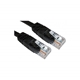 RJ45 (M) to RJ45 (M) CAT6 0.25m Black OEM Moulded Boot Copper UTP Network Cable - Image 3