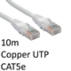 RJ45 (M) to RJ45 (M) CAT5e 10m White OEM Moulded Boot Copper UTP Network Cable - Image 3