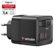 Verbatim GaN Wall Charger 65W 2 Port with Retractable Cable - Image 3
