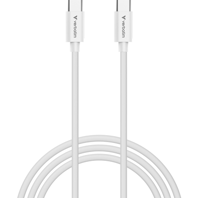 Verbatim Essentials Sync & Charge 3m USB-C to C Cable, 100W PD, 480Mbps, USB Power Delivery 3.0 Supports Up To 100W Fast Charging - Image 2