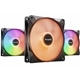 be quiet! Light Wings LX 120mm PWM High-Speed Fan, ARGB Lighting, Black, Ultra-Quiet Operation, High Airflow, Rifle Bearing, Daisy-Chaining Support, 3-Pack - Image 3